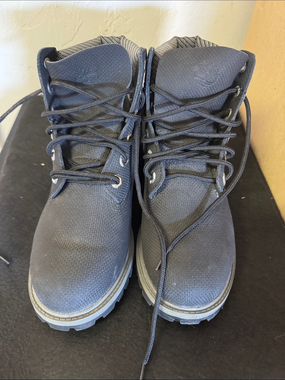 Timberland Navy Blue Women's Lace-Up Ankle Boots